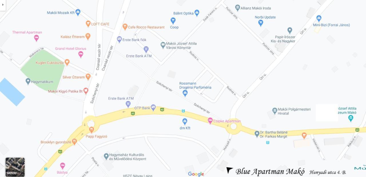 Blue Apartman Daire Makó Dış mekan fotoğraf